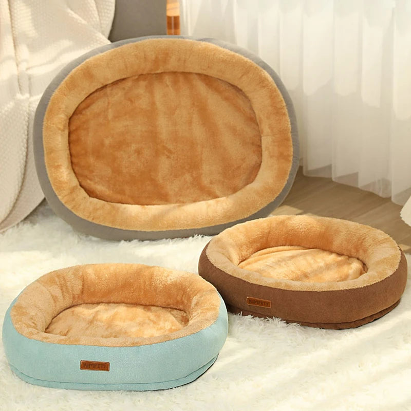 My Paws Pick Luxe Fleece Donut Pet Bed – Ultra-Soft, Cozy & Warm!