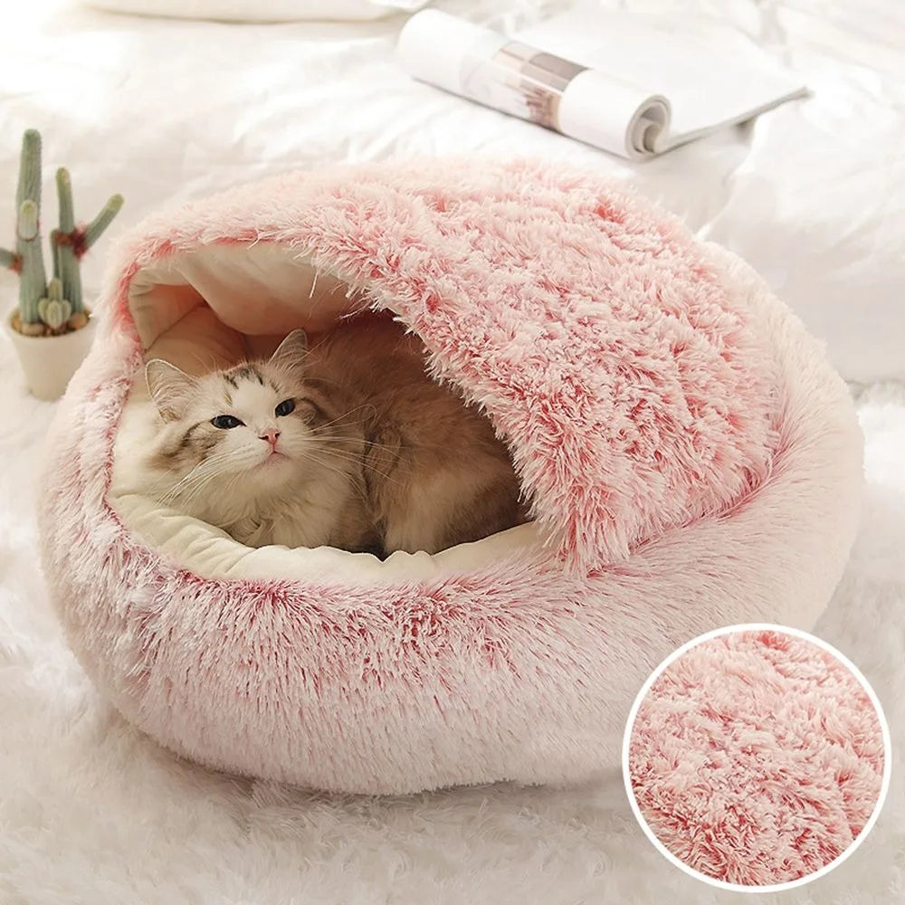 My Paws Pick Cozy Plush Cat Bed – Paw-Picked for Kittens & Cats!