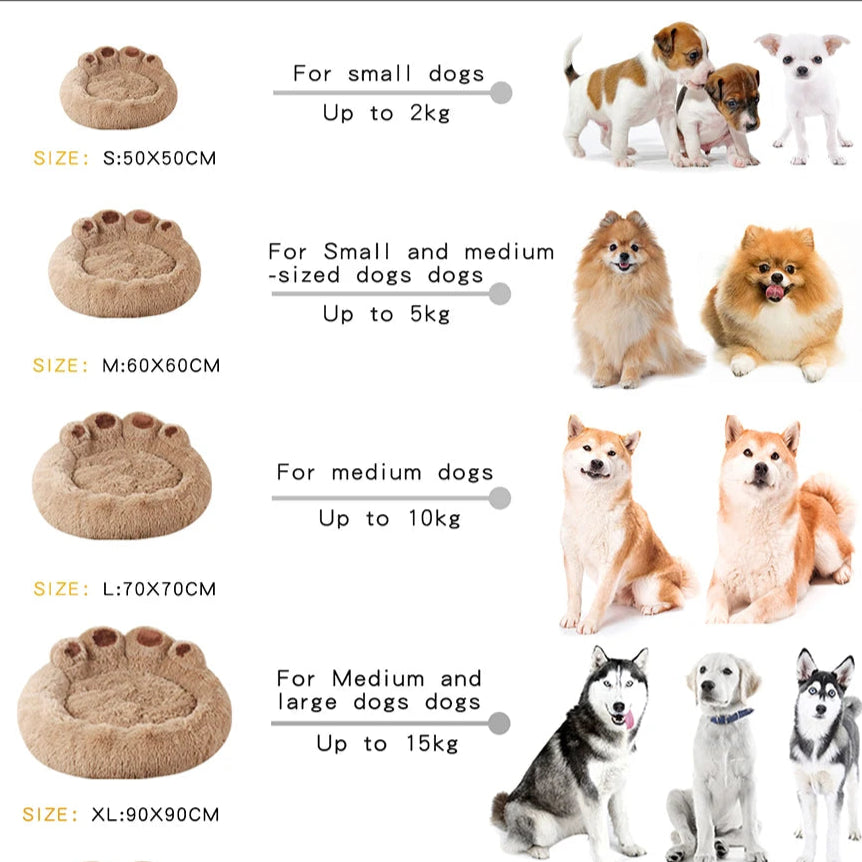 My Paws Pick Fluffy Cloud Dog Bed – Ultra-Soft, Cozy & Breathable Comfort!