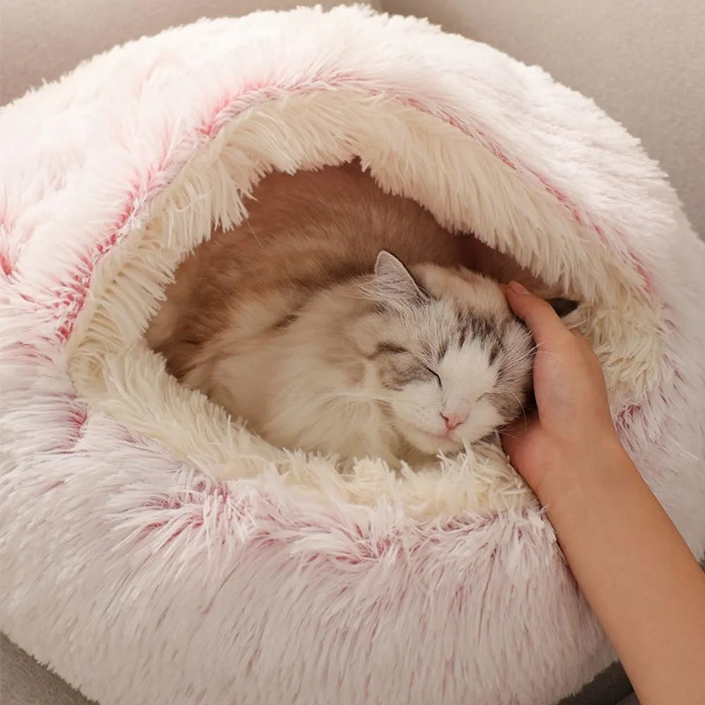My Paws Pick Cozy Plush Cat Bed – Paw-Picked for Kittens & Cats!