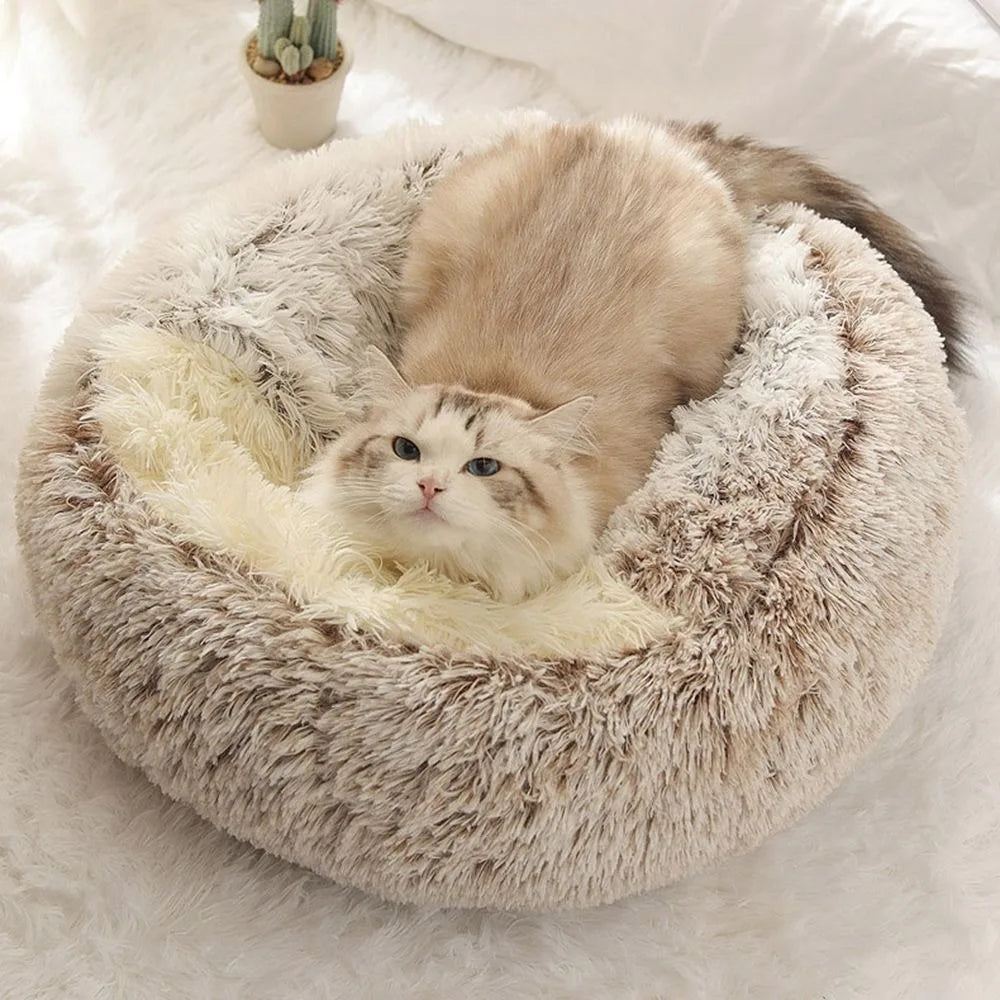 My Paws Pick Cozy Plush Cat Bed – Paw-Picked for Kittens & Cats!