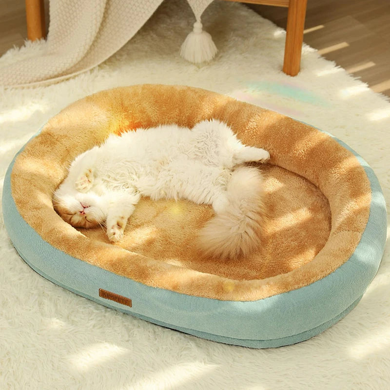 My Paws Pick Luxe Fleece Donut Pet Bed – Ultra-Soft, Cozy & Warm!