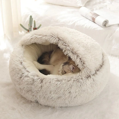 My Paws Pick Cozy Plush Cat Bed – Paw-Picked for Kittens & Cats!
