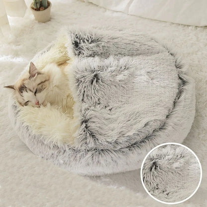 My Paws Pick Cozy Plush Cat Bed – Paw-Picked for Kittens & Cats!