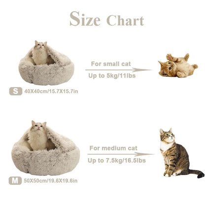 My Paws Pick Cozy Plush Cat Bed – Paw-Picked for Kittens & Cats!